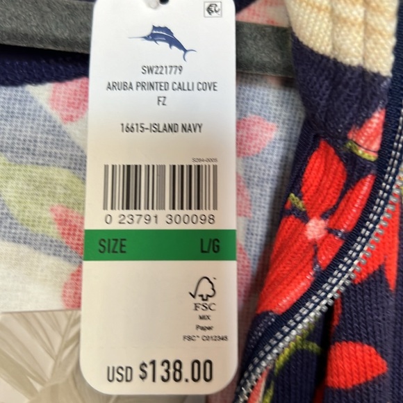 Tommy Bahama floral jacket NWT - Picture 5 of 9